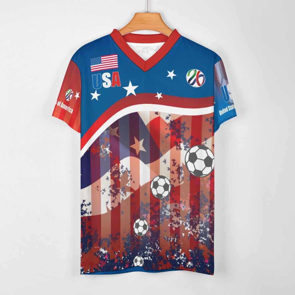 USA Football clothes V-neck