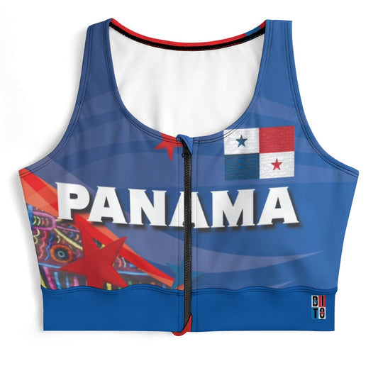 Panama Yoga Zipper Vest New Tie-Dye