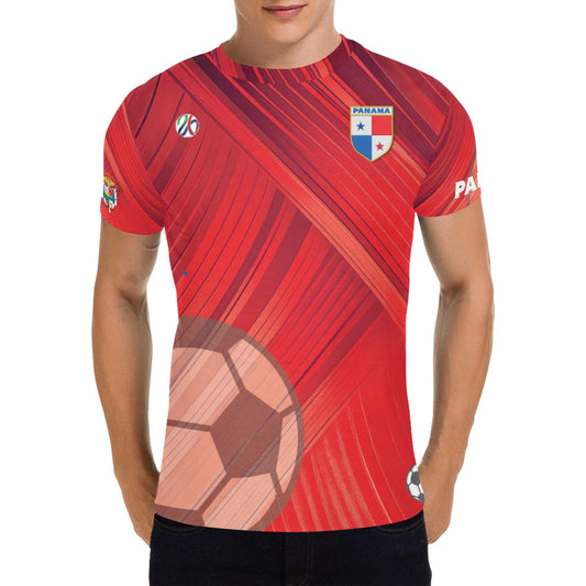 Panama Red Wave Men's All Over Print T-shirt (USA Size) (Model T40)