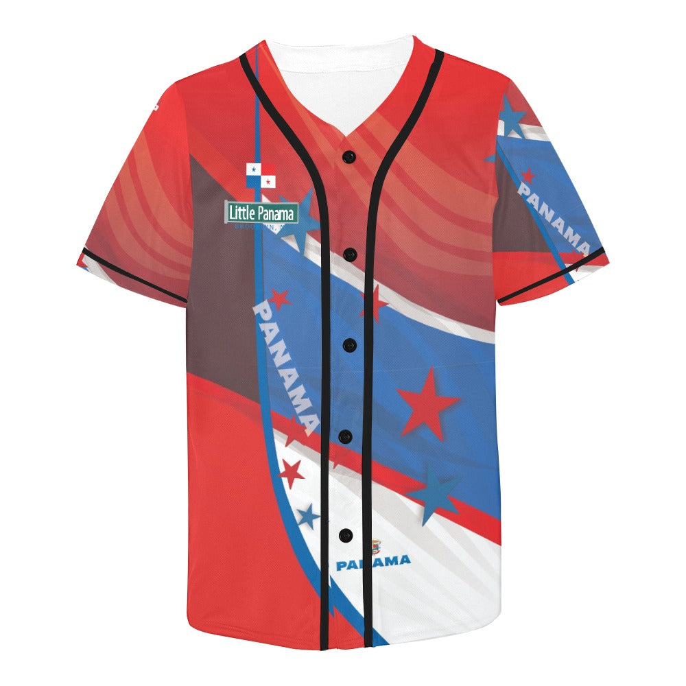 Little Panama Men's All Over Print Baseball Jersey (T50)