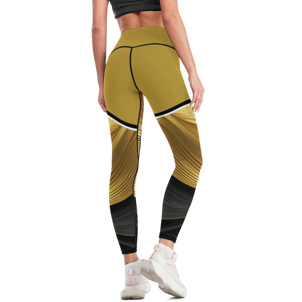 Black Gold Women's Comfort Sports Yoga Pants