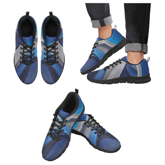 Blue Ribbon Men's Breathable Sneakers (Model 055)