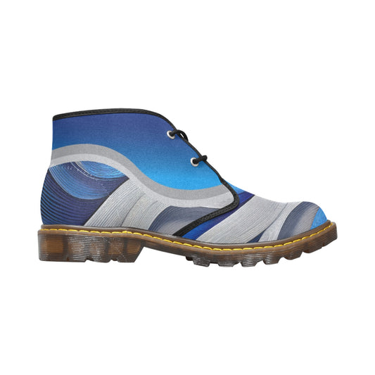 Blue Ribbon Women's Canvas Chukka Boots Shoe (Model 2402-1)