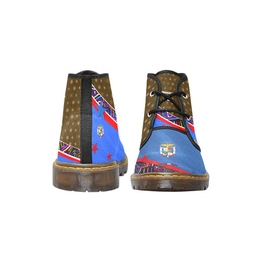 Panama Men's Canvas Chukka Boots Shoe (Model 2402-1)