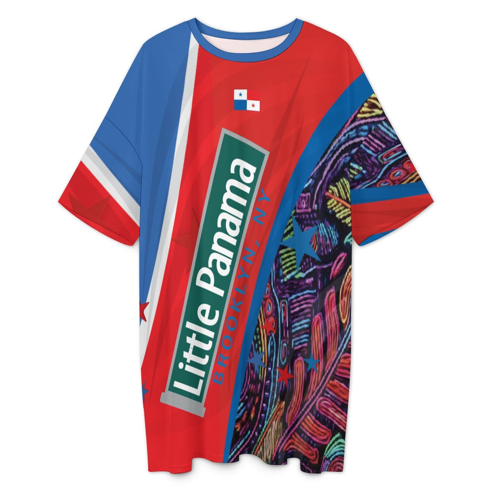 Little Panama Women's one-size long T-shirt/pajama top