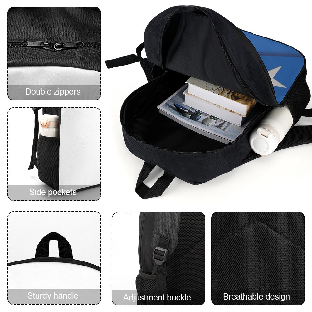 Puerto Rico New 17 inch Shoulder Backpack