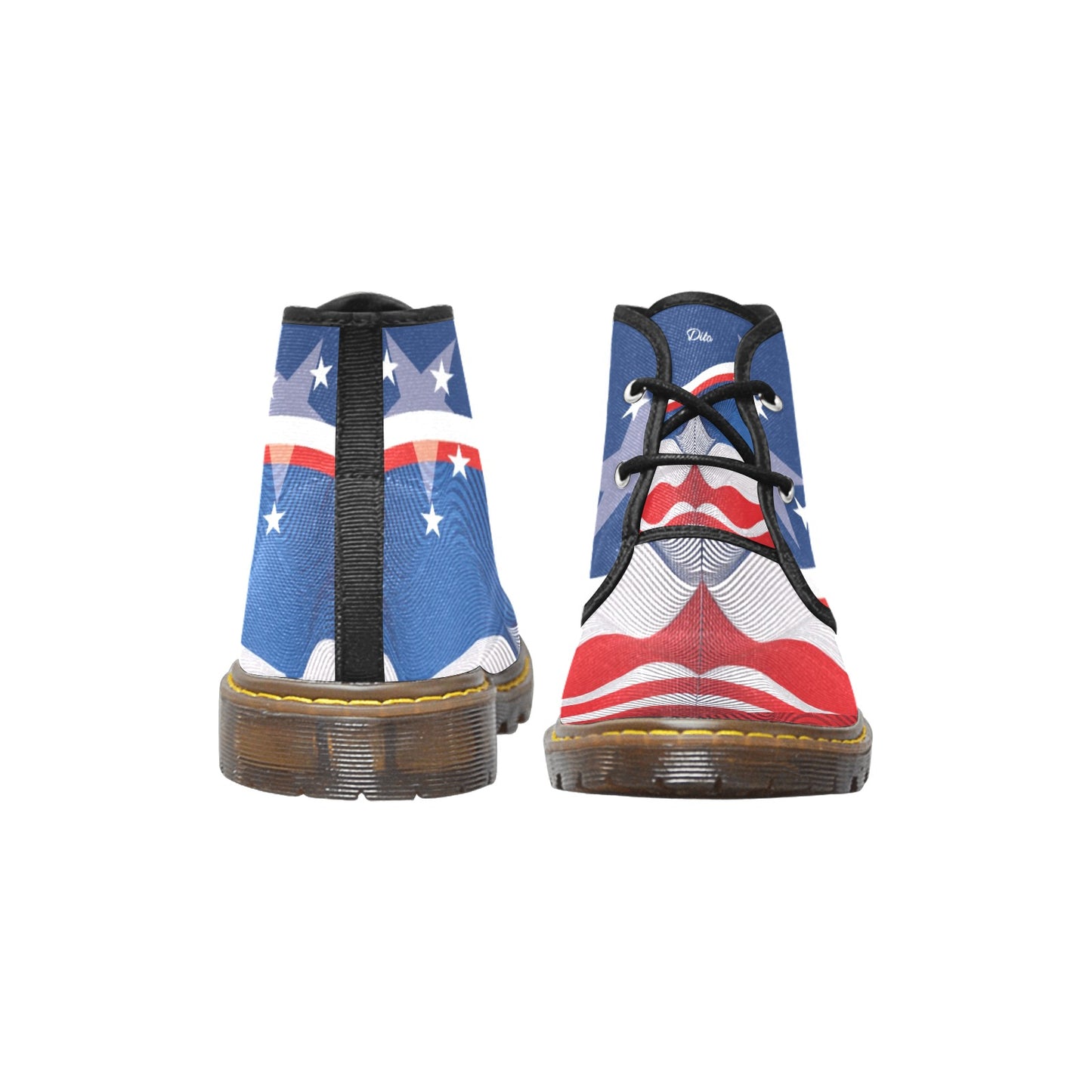 USA Women's Canvas Chukka Boots Shoe (Model 2402-1)