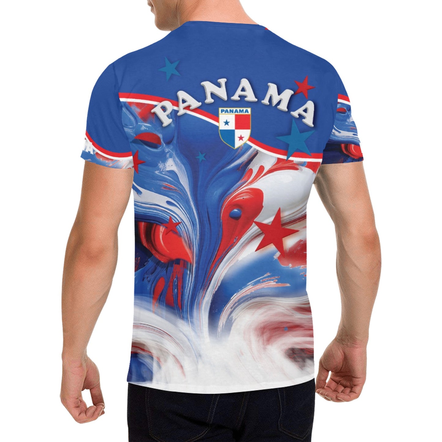 Panama Paint Men's All Over Print T-shirt (USA Size) (Model T40)