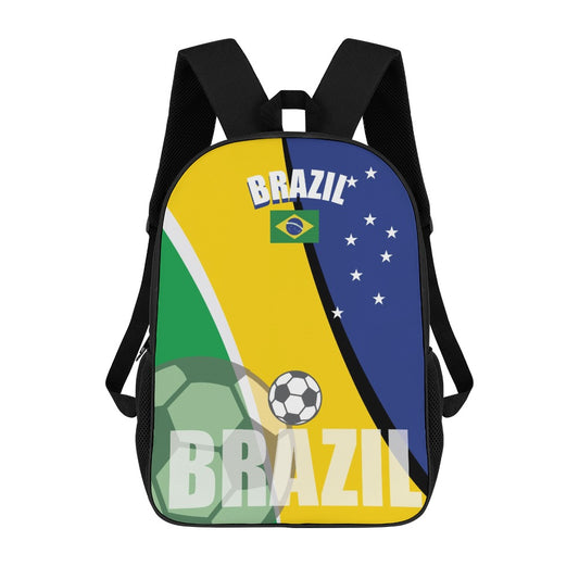 Brazil New 17 inch Shoulder Backpack