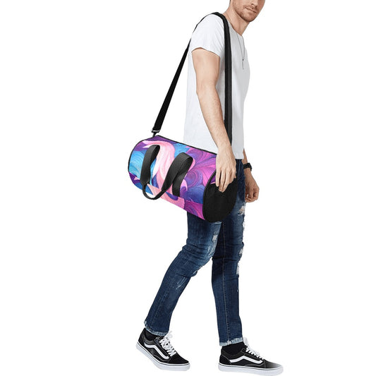 Floral Travel Duffel Bags (Model 1679)