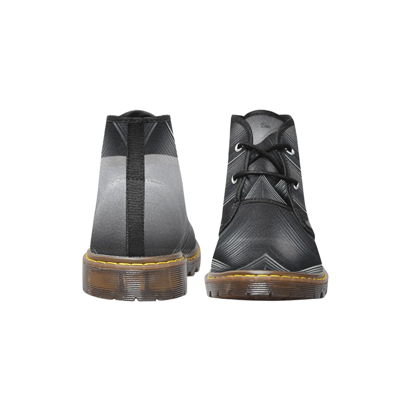 Black Diamond Men's Canvas Chukka Boots Shoe (Model 2402-1)