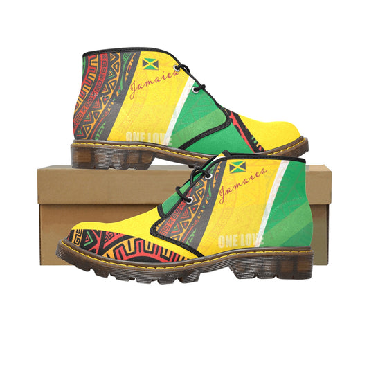 Jamaica Women's Canvas Chukka Boots Shoe (Model 2402-1)