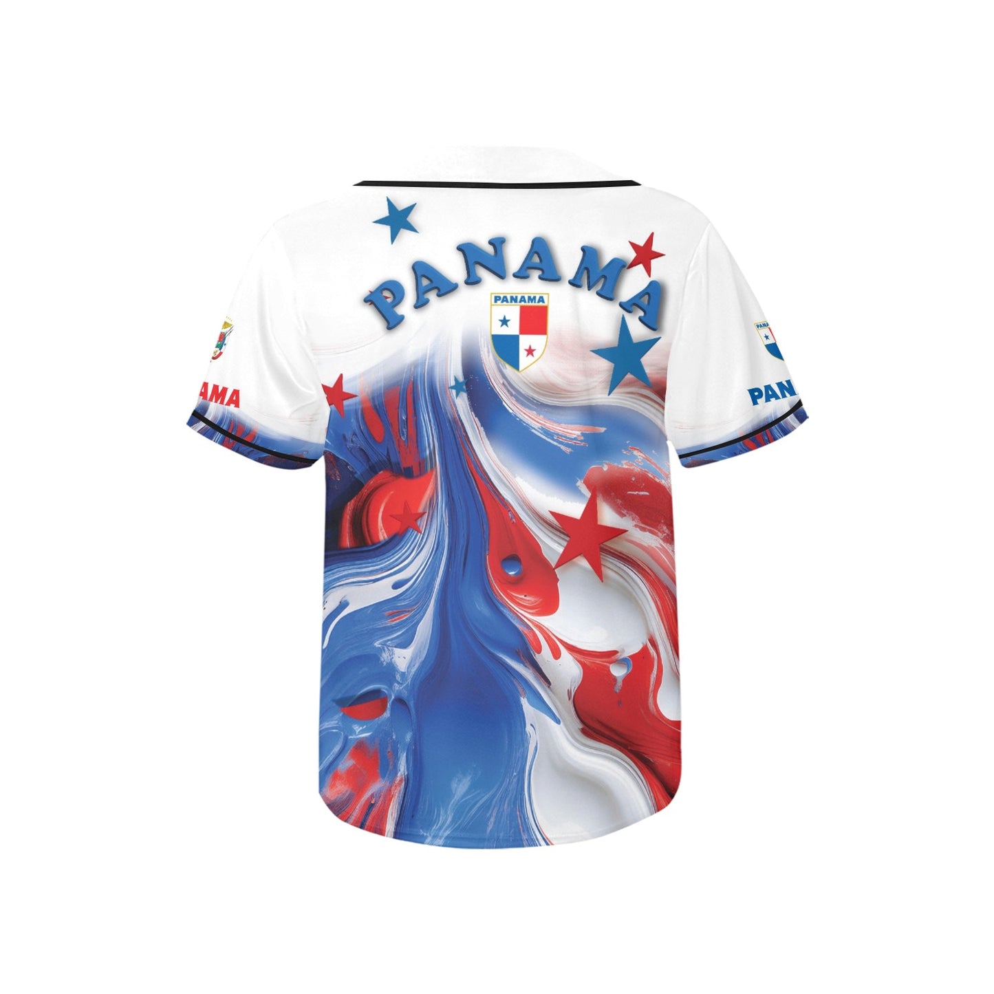 Panama Paint 2 Kid's All Over Print Baseball Jersey(ModelT50)