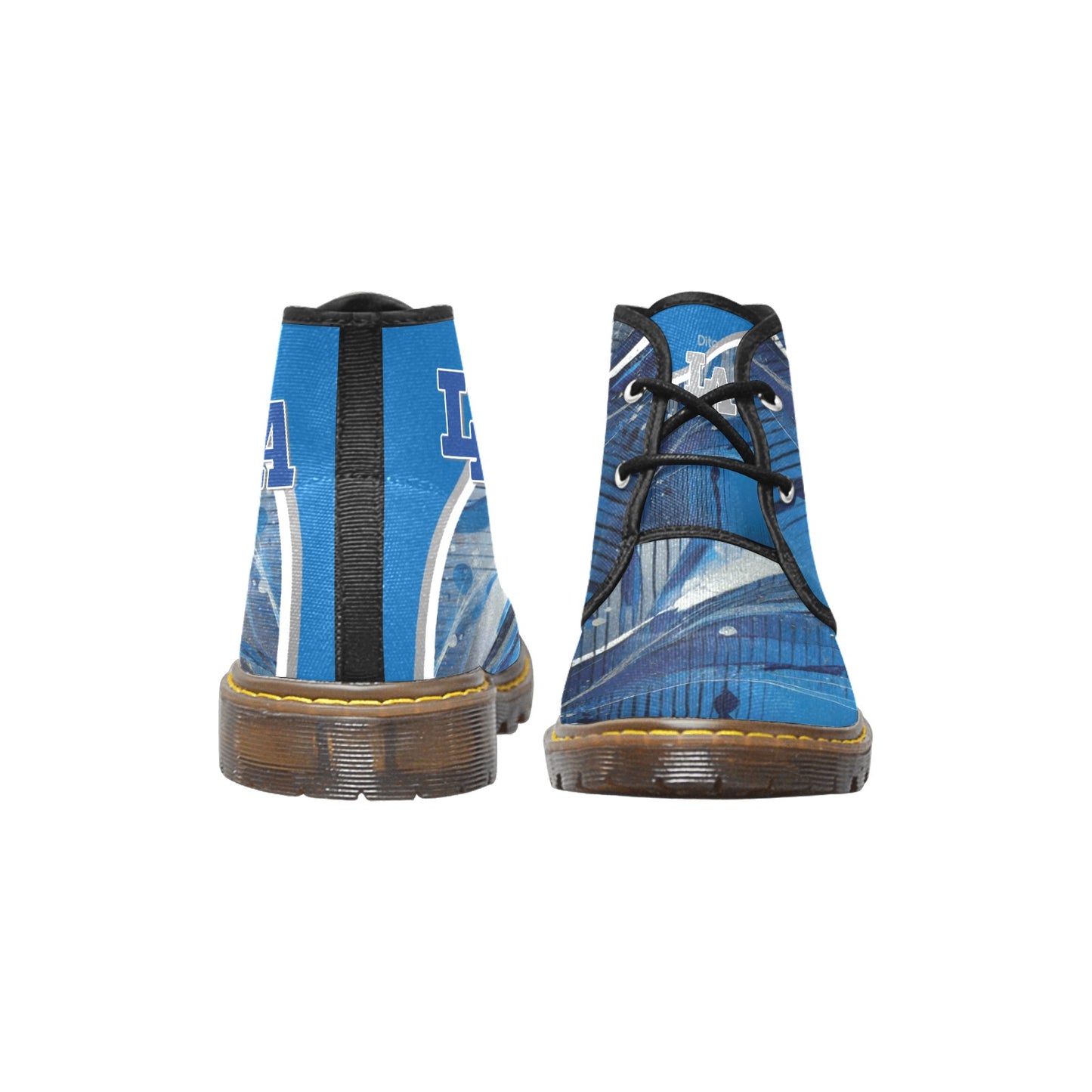 LA Blue Liquid Men's Canvas Chukka Boots (Model 2402-1)