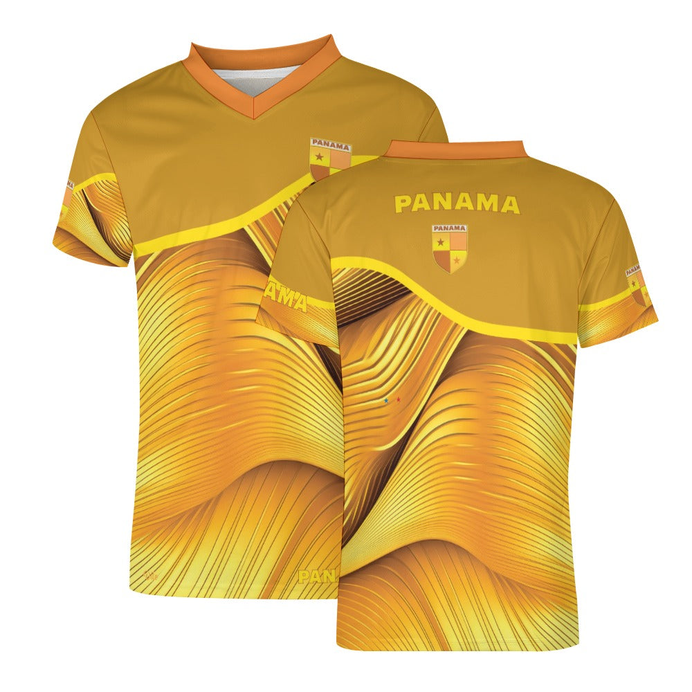 Panama Golden Football clothes V-neck