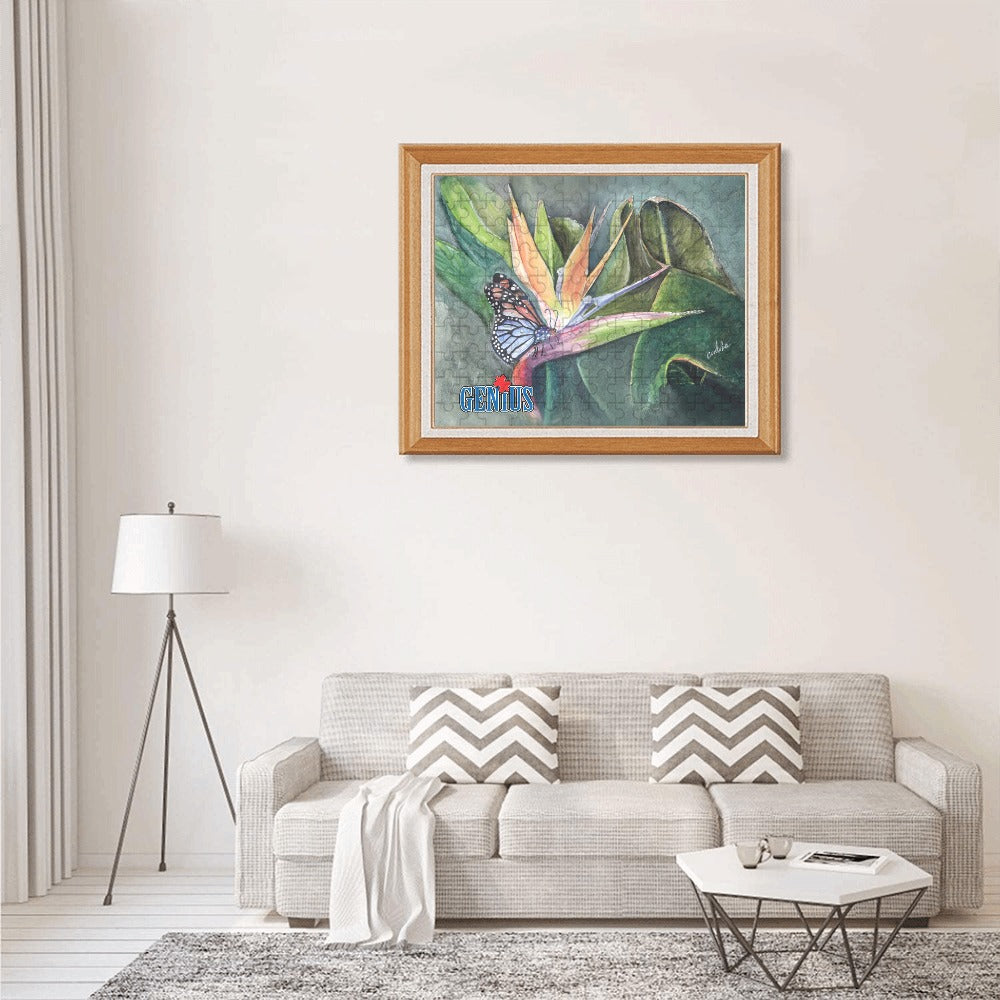 Genius Butterfly in Paradise 120-Piece Wooden Photo Puzzles