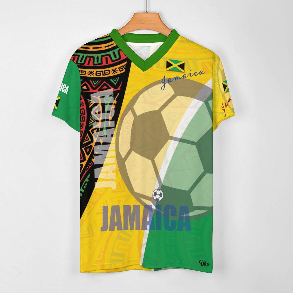 Jamaica Football clothes V-neck