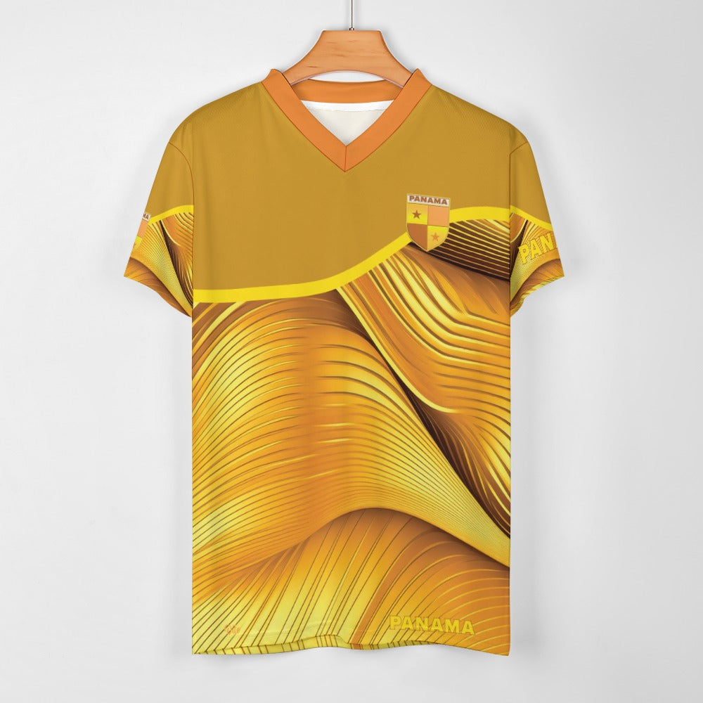 Panama Golden Football clothes V-neck