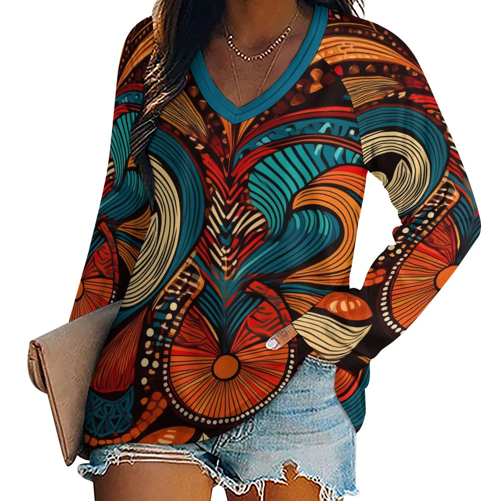 *Native Women's Long sleeve loose tee