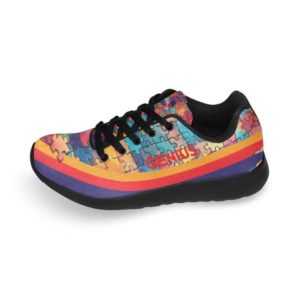 Geniuses Colorful Kid's Sneakers (Little Kid / Big Kid) (Model020)