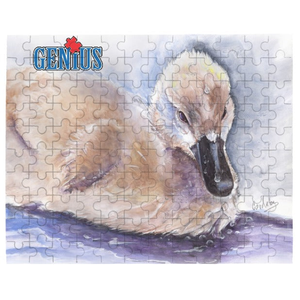 Genius Baby Swan 120-Piece Wooden Photo Puzzles