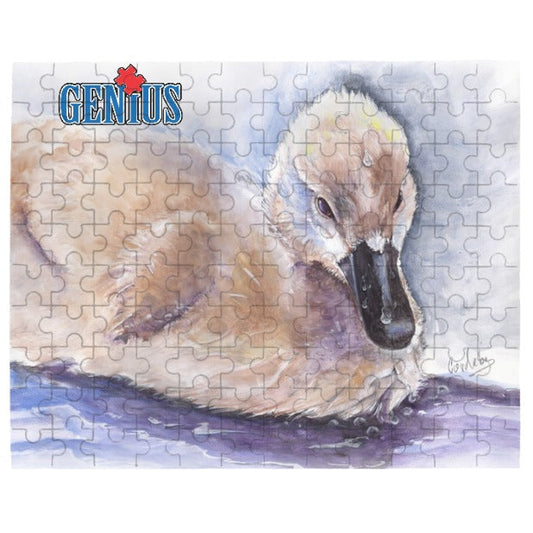 Genius Baby Swan 120-Piece Wooden Photo Puzzles